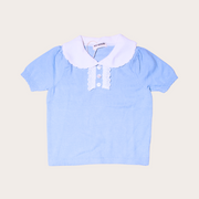 BLUSA DETALLE CUELLO BLANCO