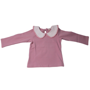 BLUSA MANGA LARGA Y CUELLO DE PUNTO