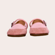 ZAPATILLA CON PUNTA DE GAMUZA