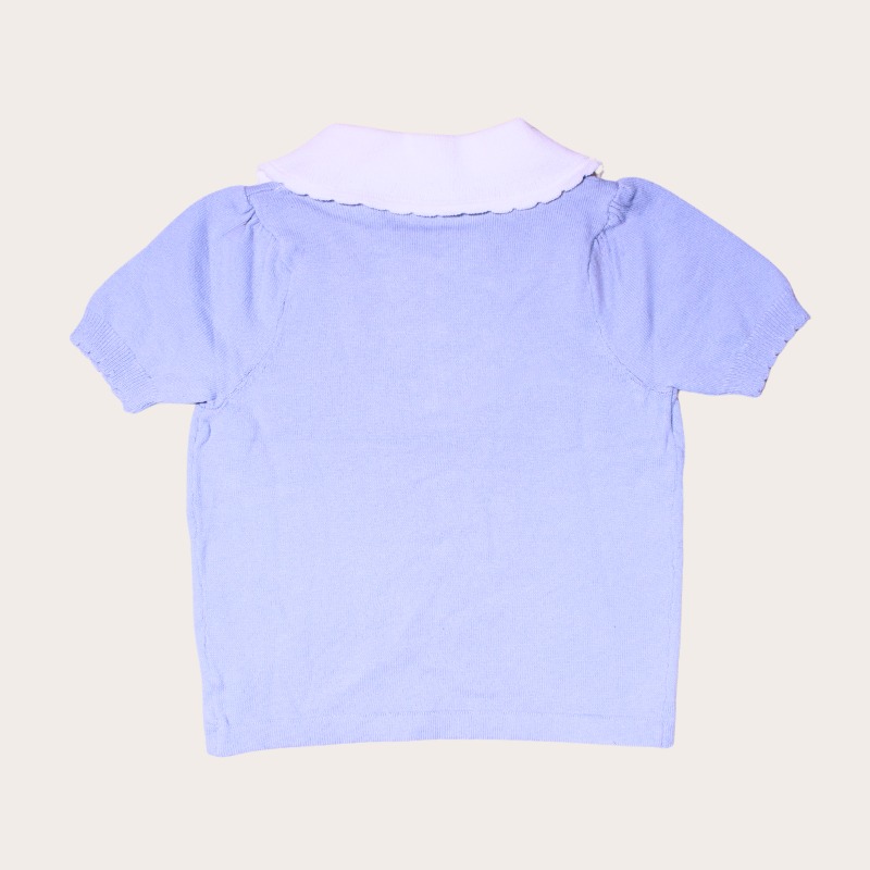 BLUSA DETALLE CUELLO BLANCO