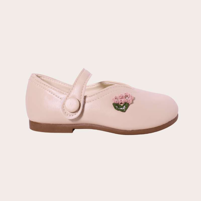 ZAPATILLA CON DETALLE LATERAL DE FLOR