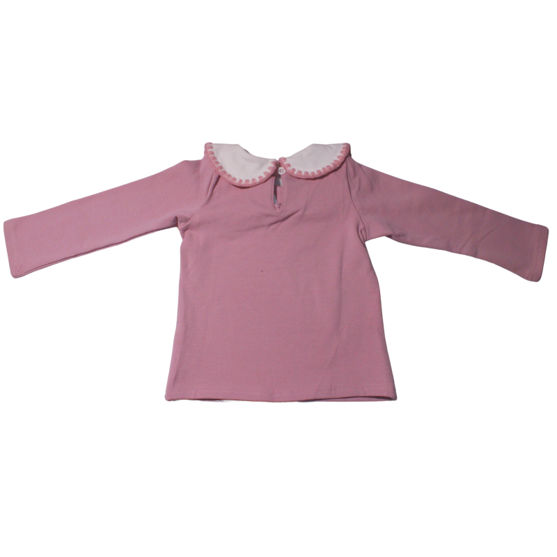 BLUSA MANGA LARGA Y CUELLO DE PUNTO