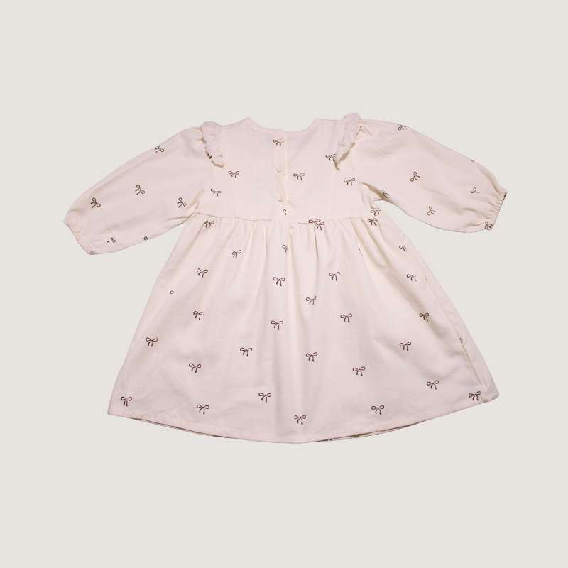 VESTIDO CON ENCAJE BOW