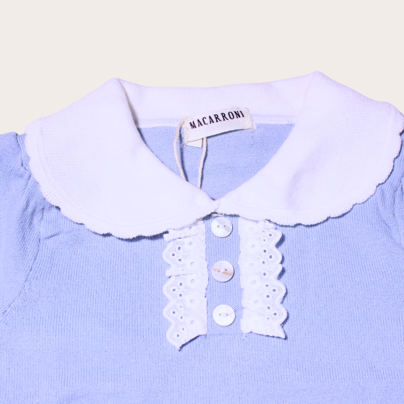 BLUSA DETALLE CUELLO BLANCO
