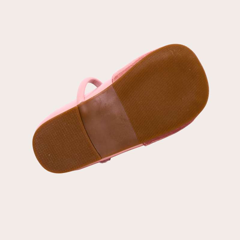 ZAPATILLA CON PUNTA DE GAMUZA