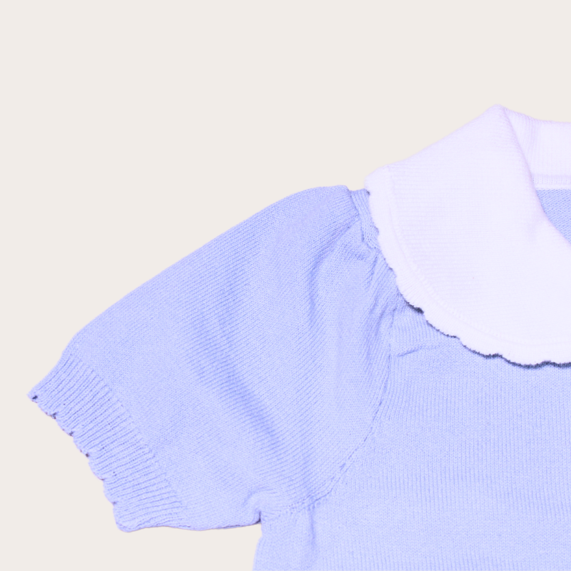 BLUSA DETALLE CUELLO BLANCO