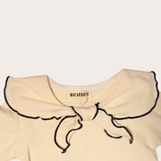 BLUSA MANGA LARGA CUELLO CRUZADO