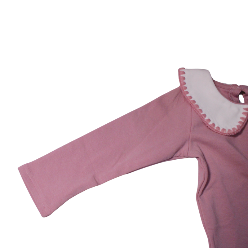 BLUSA MANGA LARGA Y CUELLO DE PUNTO
