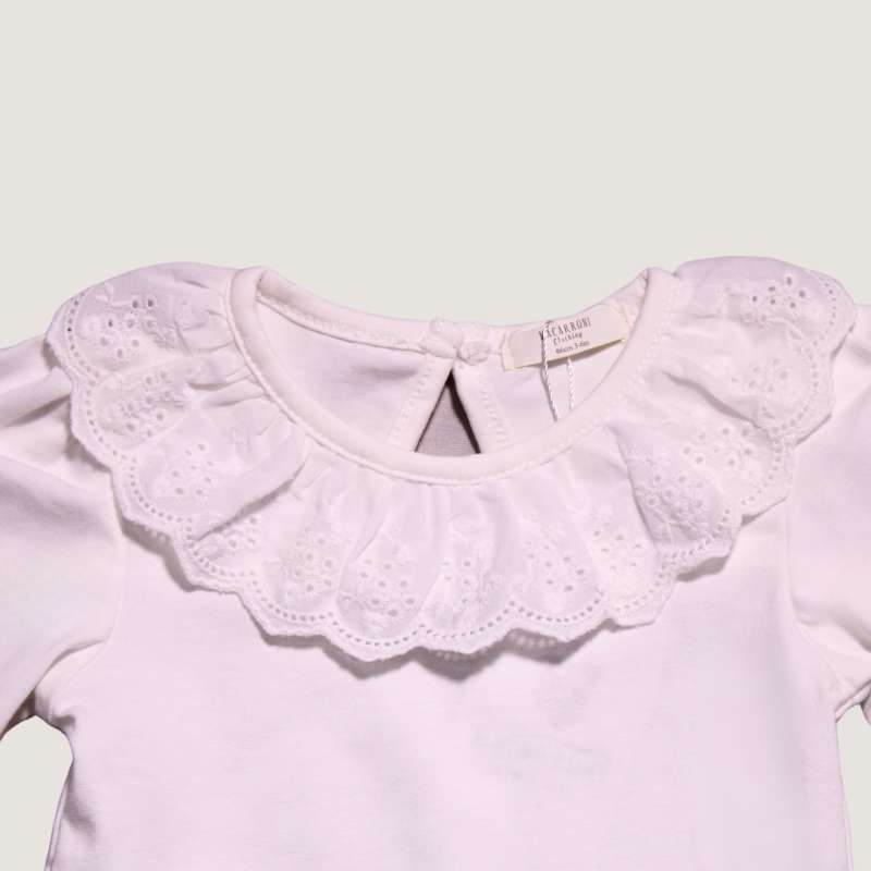 PELELE BÁSICO CUELLO ENCAJE MARIA ISABEL
