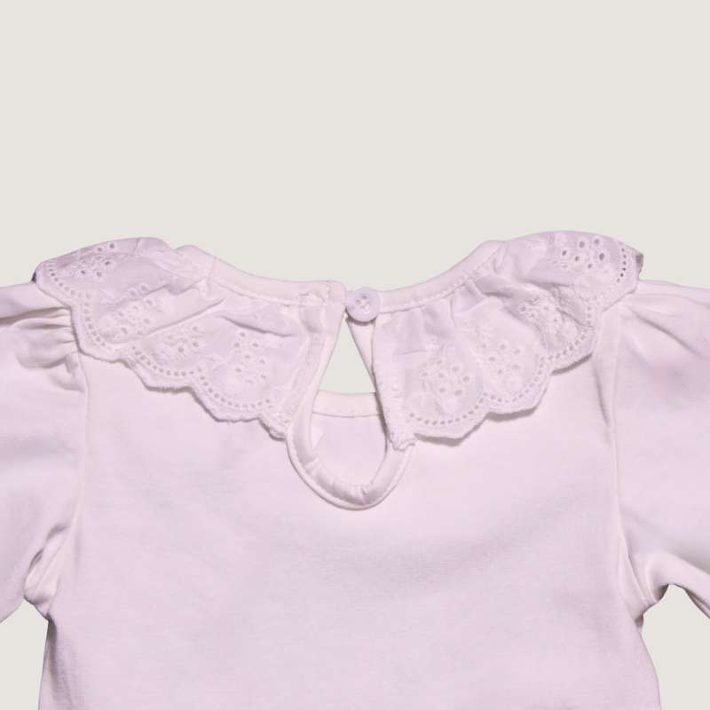 PELELE BÁSICO CUELLO ENCAJE MARIA ISABEL