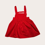 SET BLUSA BOLEADA Y VESTIDO ROJO