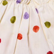 SET PANTALON ANCHO PUNTOS COLORES