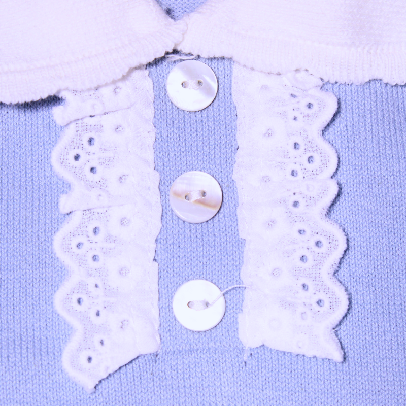 BLUSA DETALLE CUELLO BLANCO