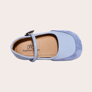 ZAPATILLA CON PUNTA DE GAMUZA