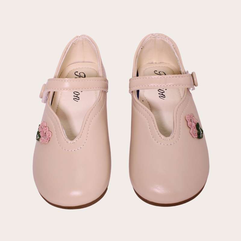 ZAPATILLA CON DETALLE LATERAL DE FLOR