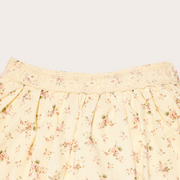 FALDA BORDADA DE ENCAJE FLORAL