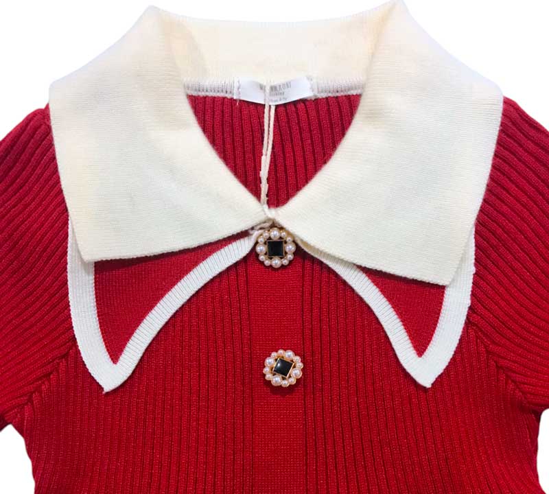 VESTIDO TEJIDO ACANALADO.
