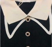 VESTIDO TEJIDO ACANALADO.