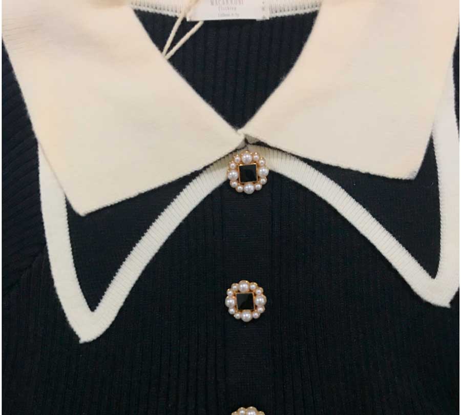 VESTIDO TEJIDO ACANALADO.