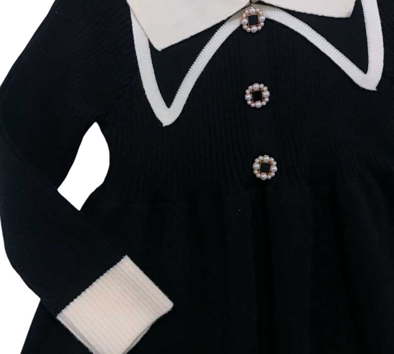 VESTIDO TEJIDO ACANALADO.