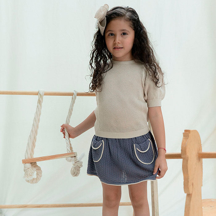 FALDA CON BOLSAS - Macarroni Clothing Shop