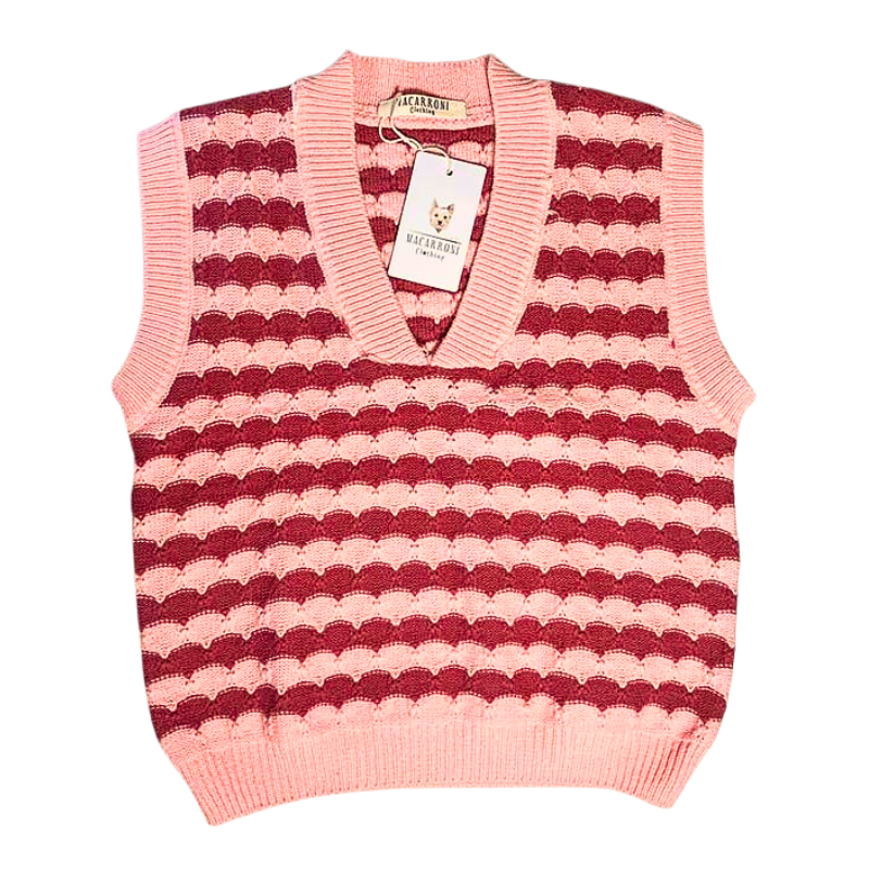 CHALECO TEJIDO STRIPES
