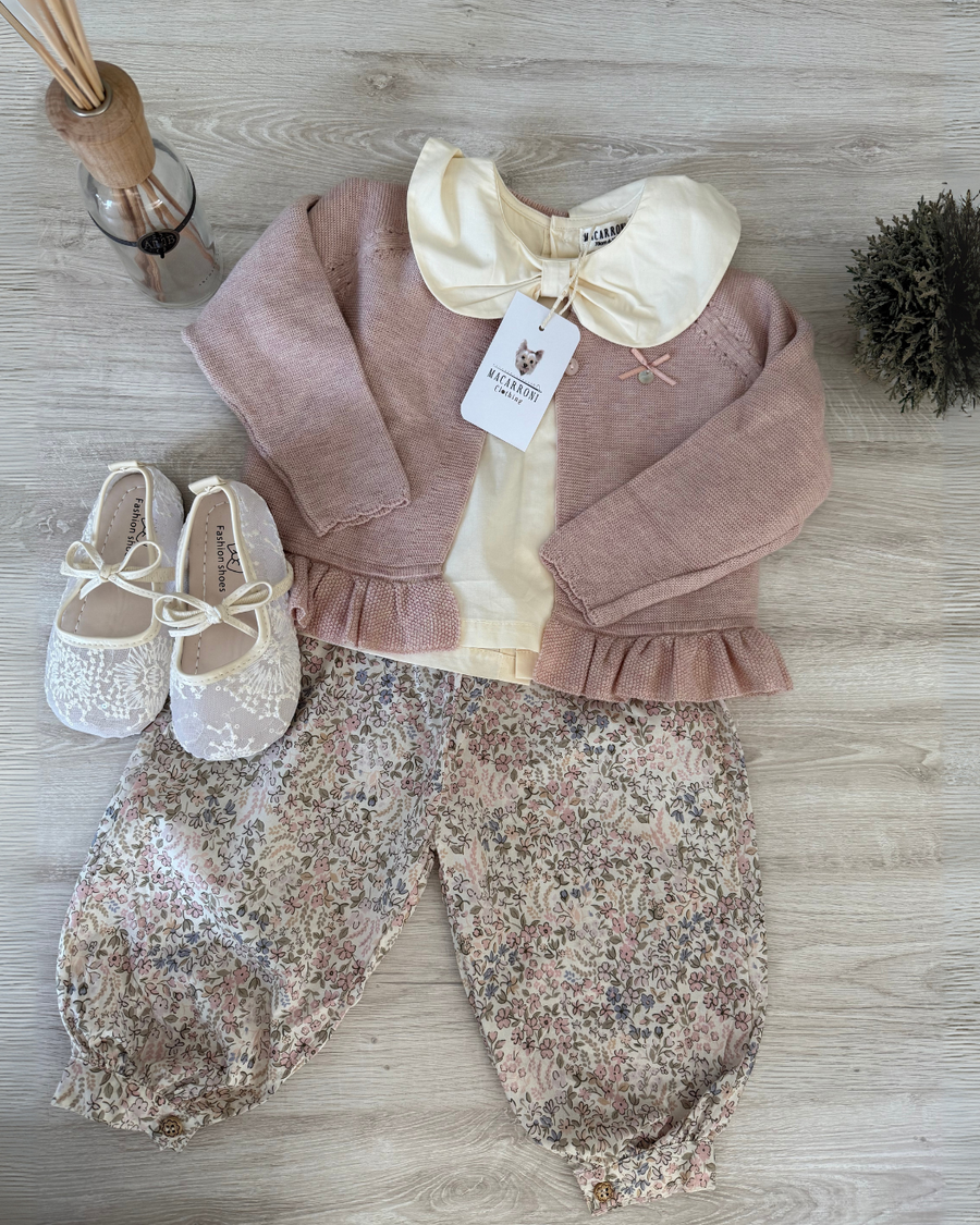 CONJUNTO ROMANCE FLORAL