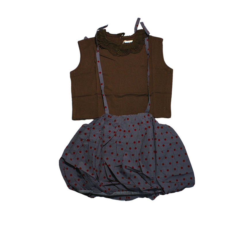 SET REGINA BLUSA CUELLO BOBO 