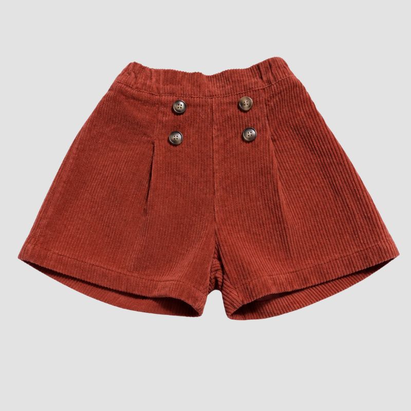 Short Pana con Botones Delanteros