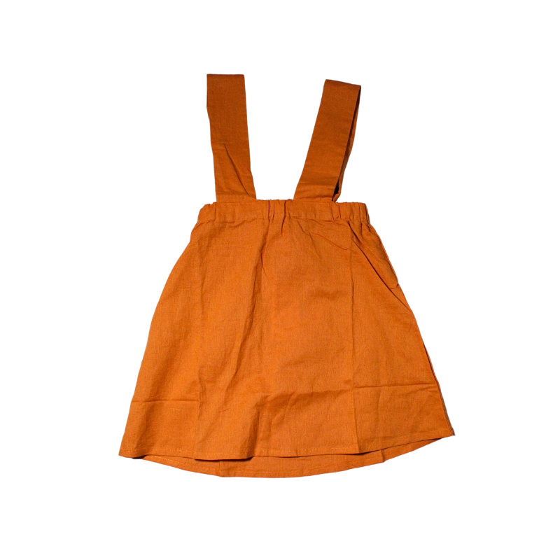 FALDA TIRANTES LINO