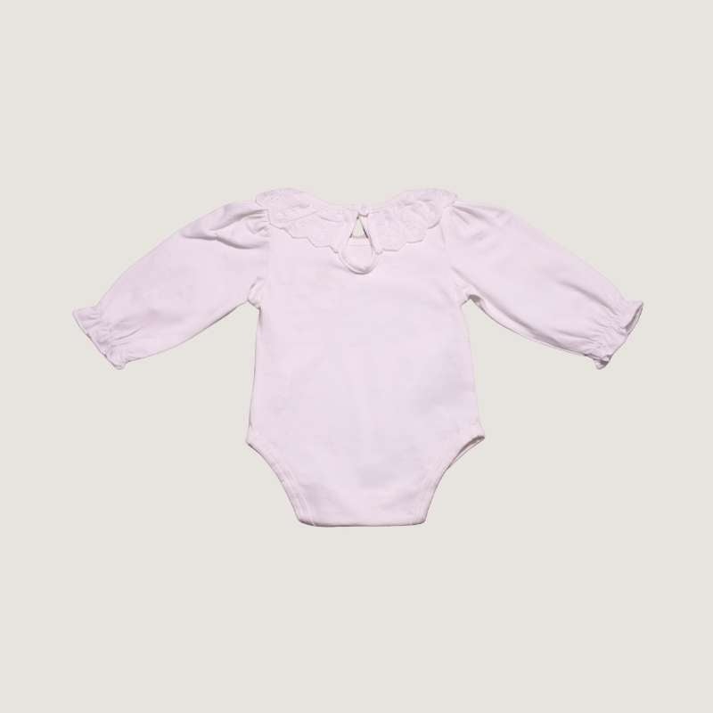 PELELE BÁSICO CUELLO ENCAJE MARIA ISABEL
