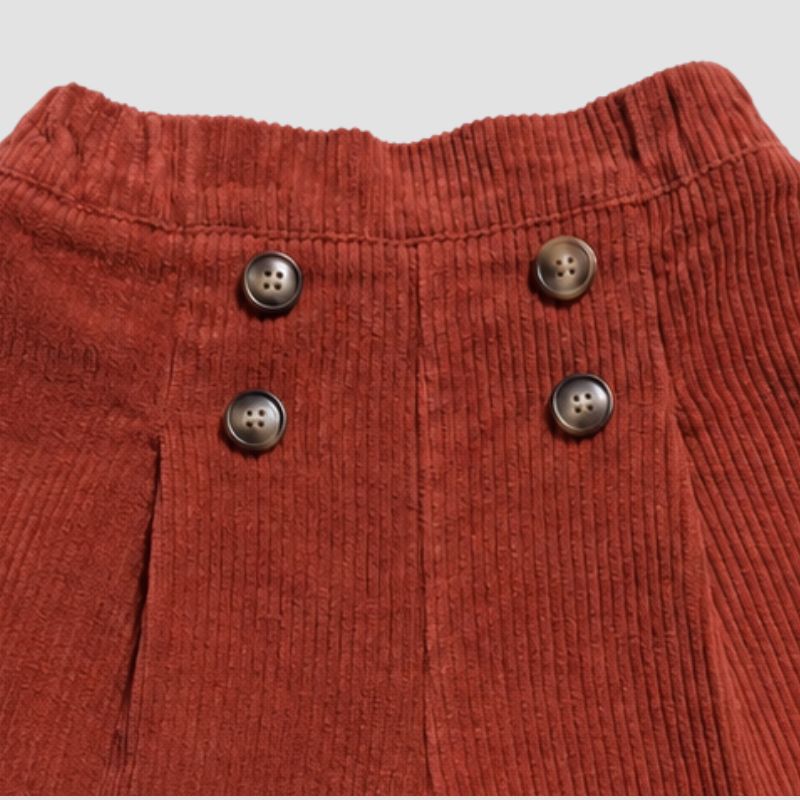 Short Pana con Botones Delanteros