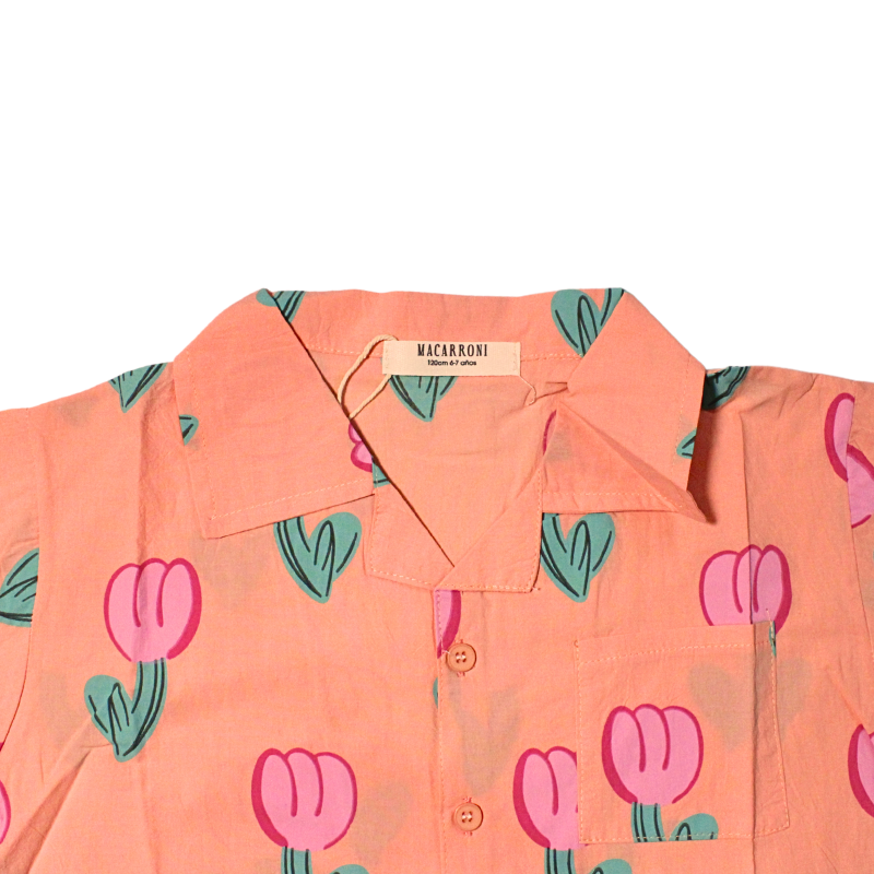 SET ESTAMPADO DE TULIPAN
