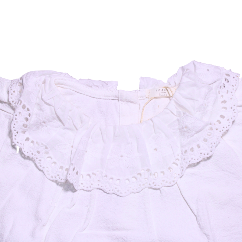 VESTIDO CUELLO BORDADO DARI