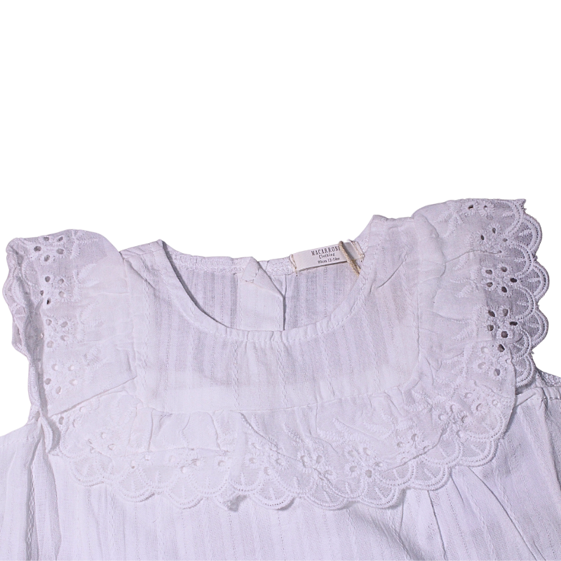 BLUSA CON DETALLE DE ENCAJE CRISTINA