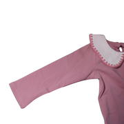 BLUSA MANGA LARGA Y CUELLO DE PUNTO