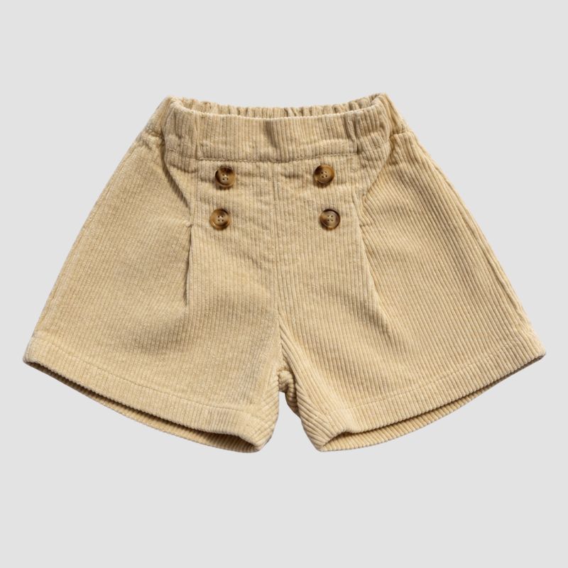 Short Pana con Botones Delanteros