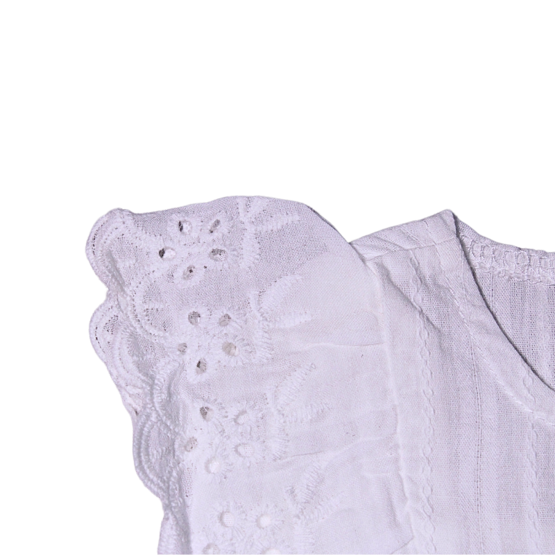 BLUSA CON DETALLE DE ENCAJE CRISTINA
