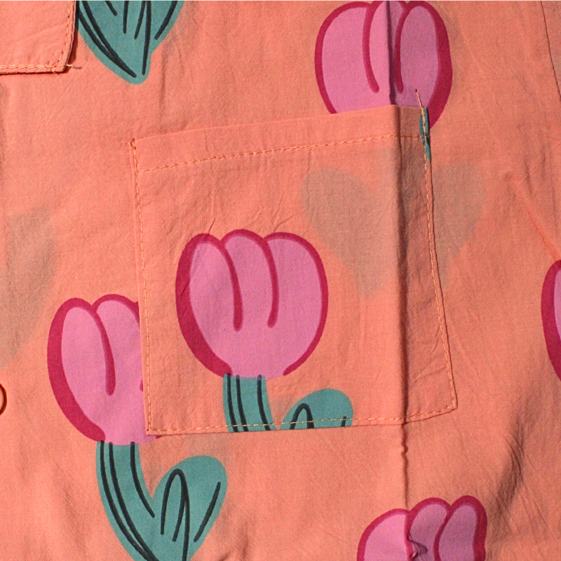 SET ESTAMPADO DE TULIPAN