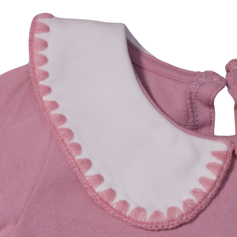 BLUSA MANGA LARGA Y CUELLO DE PUNTO