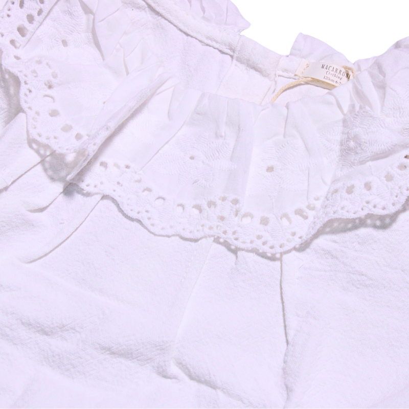 VESTIDO CUELLO BORDADO DARI