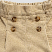 Short Pana con Botones Delanteros