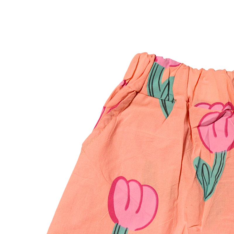 SET ESTAMPADO DE TULIPAN