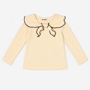 Blusa Manga Larga Cuello Cruzado