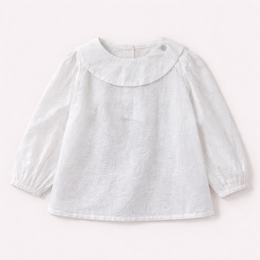 Blusa Cuello Redondo Manga Larga