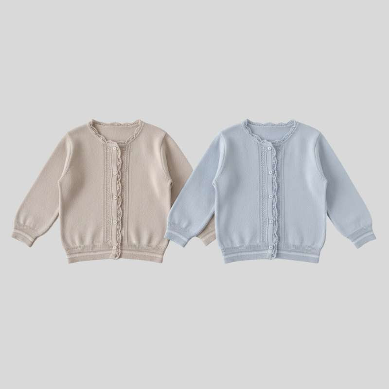 Cardigan Tejido Crochet