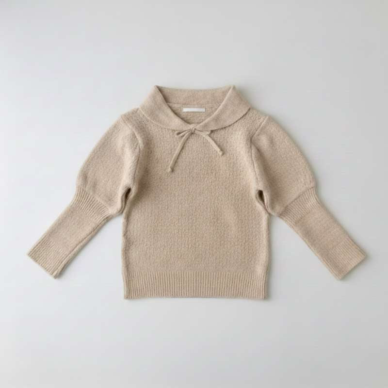 Blusa Tejida Manga Bombacha