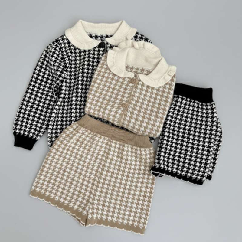 Set Pepita Cardigan y Short