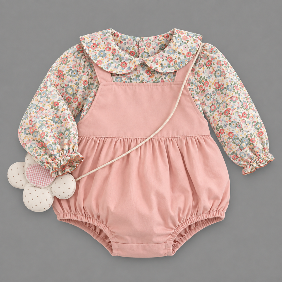 Pelele con Blusa Floreada