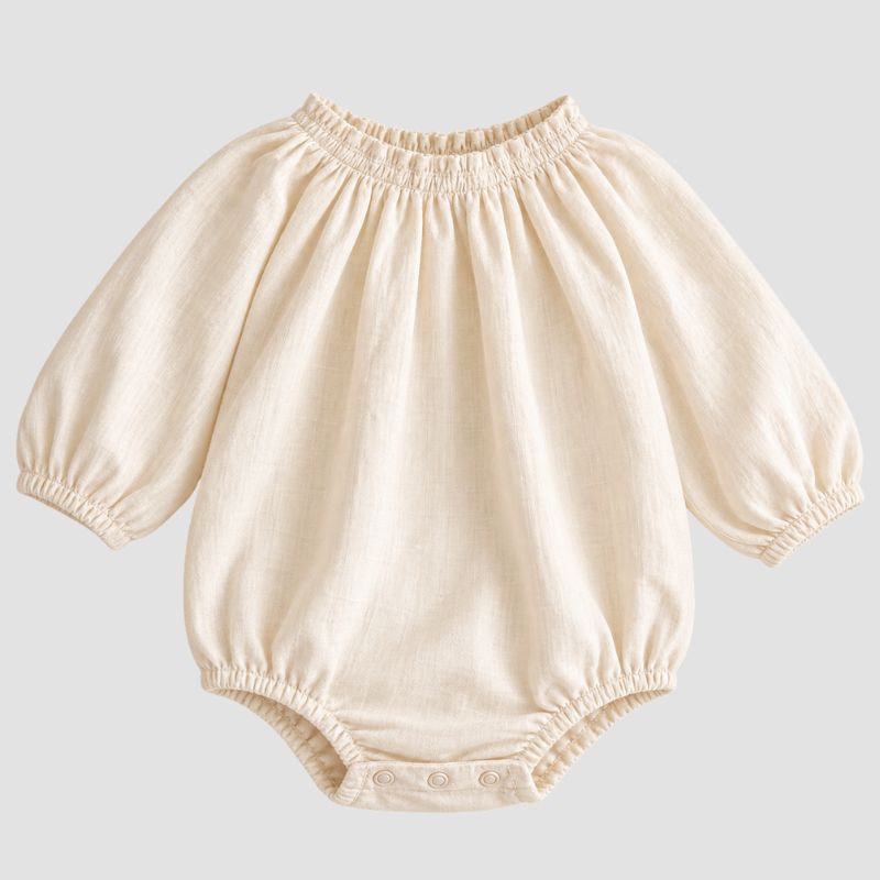 Pelele Cuello Redondo Bordado